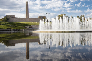 Kansas City WWI Monument and fountain 1