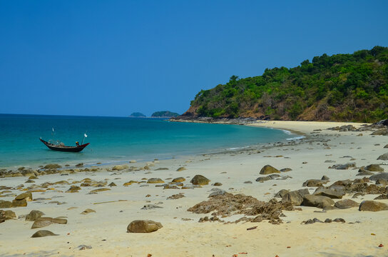 Scenic view from a seashore, Dawei, Myanmar