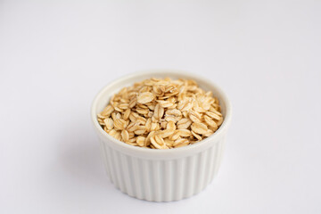 Oats in a bowl