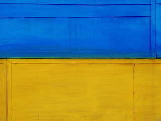 flag color fence metal yellow blue texture background