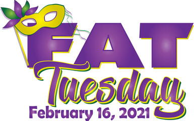 Fat Tuesday 2021 Graphic Artwork
