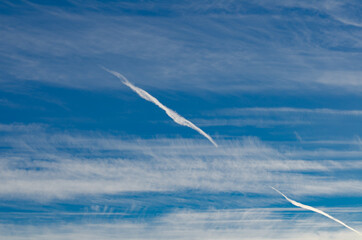 Blue Skies and high level clouds 