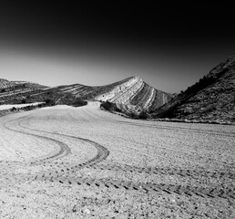 snow covered mountains