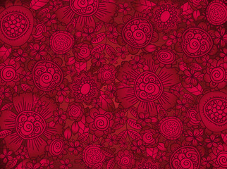 Beige background with of spring flowers. Woman's day holidays design. Valentines day. Holiday background, headers, posters, cards, website. Vector illustration