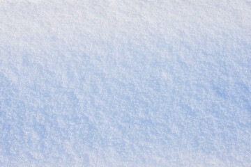 Perfect covering of snow. Snow texture (series). Copy space. Snow background