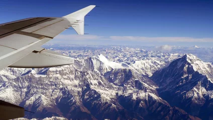 Photo sur Plexiglas Dhaulagiri Aerial view of Dhaulagiri in the Himalaya