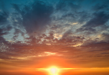 Naklejka na ściany i meble Epic Tropical Sunsets - OcuDrone Aerial Sky Images