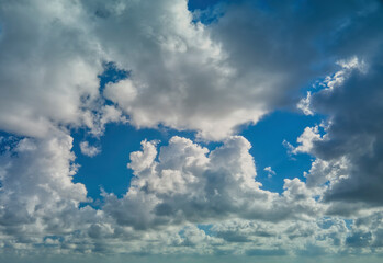 Obraz premium Moody Blue Skies - OcuDrone Aerial Sky Images