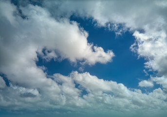 Naklejka na ściany i meble Moody Blue Skies - OcuDrone Aerial Sky Images
