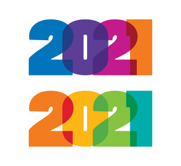 2021 year color full sign
