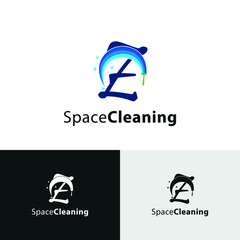 Z Initial letter for cleaning service logo business concept. Home, house, office care, maintenance business logo brand vector design, 