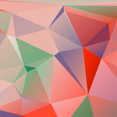 Obraz premium Abstract Color Polygon Background Design, Abstract Geometric Origami Style With Gradient. Presentation,Website, Backdrop, Cover,Banner,Pattern Template
