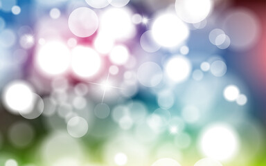 Obraz premium Abstract shiny blurred lights background stock illustration