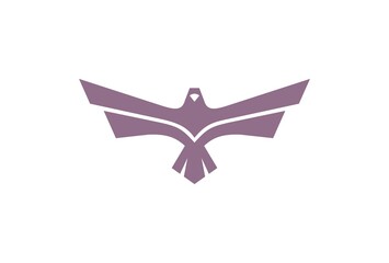 Fototapeta na wymiar rising eagle illustration vector. bird logo.