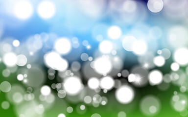 Obraz premium Abstract shiny blurred lights background stock illustration