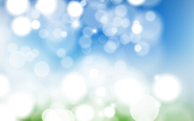 Obraz premium Abstract shiny blurred lights background stock illustration