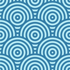 Abstract retro seamless linear pattern for packaging, merchandise, advertising etc.