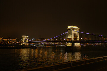 Széchenyi Chain Bridge Budapest, Hungary