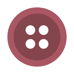 Embroidery cloth button vector design