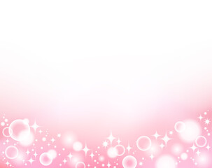 ピンクグラデーションのキラキラ背景