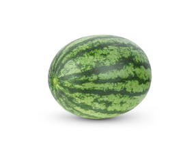 watermelon fruit on white background