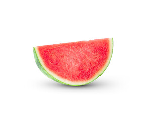 watermelon fruit on white background