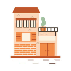 Store with plant vector design