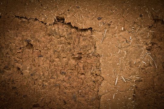 Old mud wall texture, Wutun Village