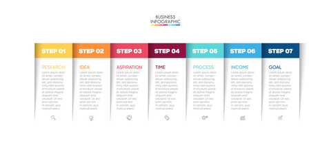 Business data visualization. timeline infographic icons designed for abstract background template milestone element modern diagram process technology digital marketing data presentation chart Vector