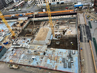 Fototapeta premium Baustelle Heidestraße Alt-Moabit Berlin Europacity