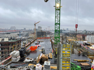 Baustelle Heidestra&szlig;e Alt-Moabit Berlin Europacity