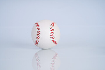 Baseball with white background.