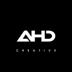 Obraz premium AHD Letter Initial Logo Design Template Vector Illustration