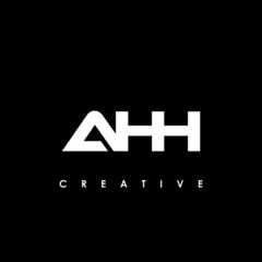 AHH Letter Initial Logo Design Template Vector Illustration
