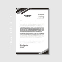 Illustration vector graphic of letterhead,perfect for letterhead template,letterhead business,letterhead office,office stationery,office needs,employees,etc