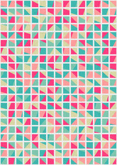 Abstract Geometric Pattern generative computational art illustration