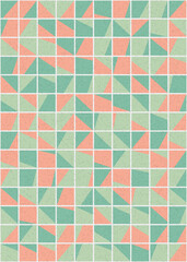 Abstract Geometric Pattern generative computational art illustration