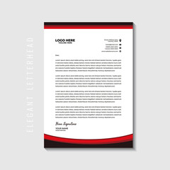 Illustration vector graphic of letterhead,perfect for letterhead template,letterhead business,letterhead office,office stationery,office needs,employees,etc