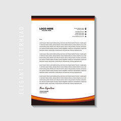 Illustration vector graphic of letterhead,perfect for letterhead template,letterhead business,letterhead office,office stationery,office needs,employees,etc