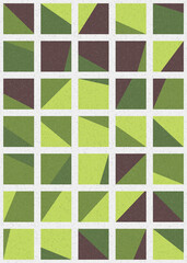 Abstract Geometric Pattern generative computational art illustration