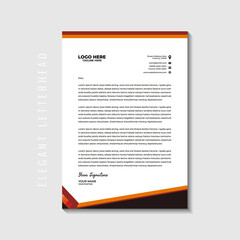 Illustration vector graphic of letterhead,perfect for letterhead template,letterhead business,letterhead office,office stationery,office needs,employees,etc