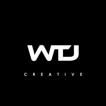 WTJ Letter Initial Logo Design Template Vector Illustration