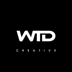 WTD Letter Initial Logo Design Template Vector Illustration