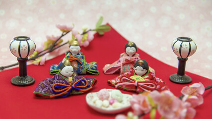 ひな祭り　雛飾り2種類