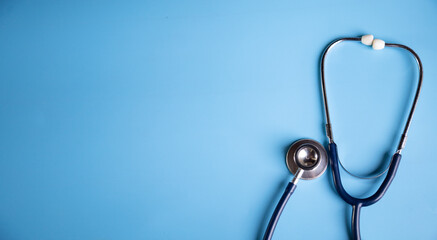 stethoscope, heart health Insurance for your health concept.Annual health check.