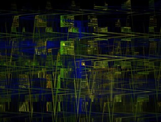 Imaginatory fractal background Image