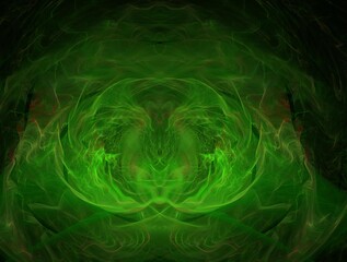 Imaginatory fractal background Image