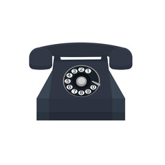 Telephone set. Phone call, vector illustration
