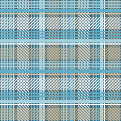Seamless background of Scottish fabric. Texture made of cells. Tartan plaid. Vector illustration for web design or print.