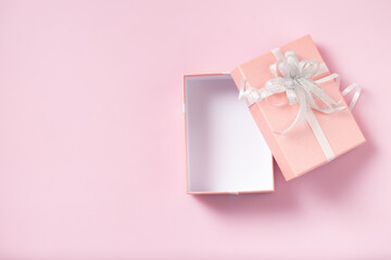 Gift box on sweet background